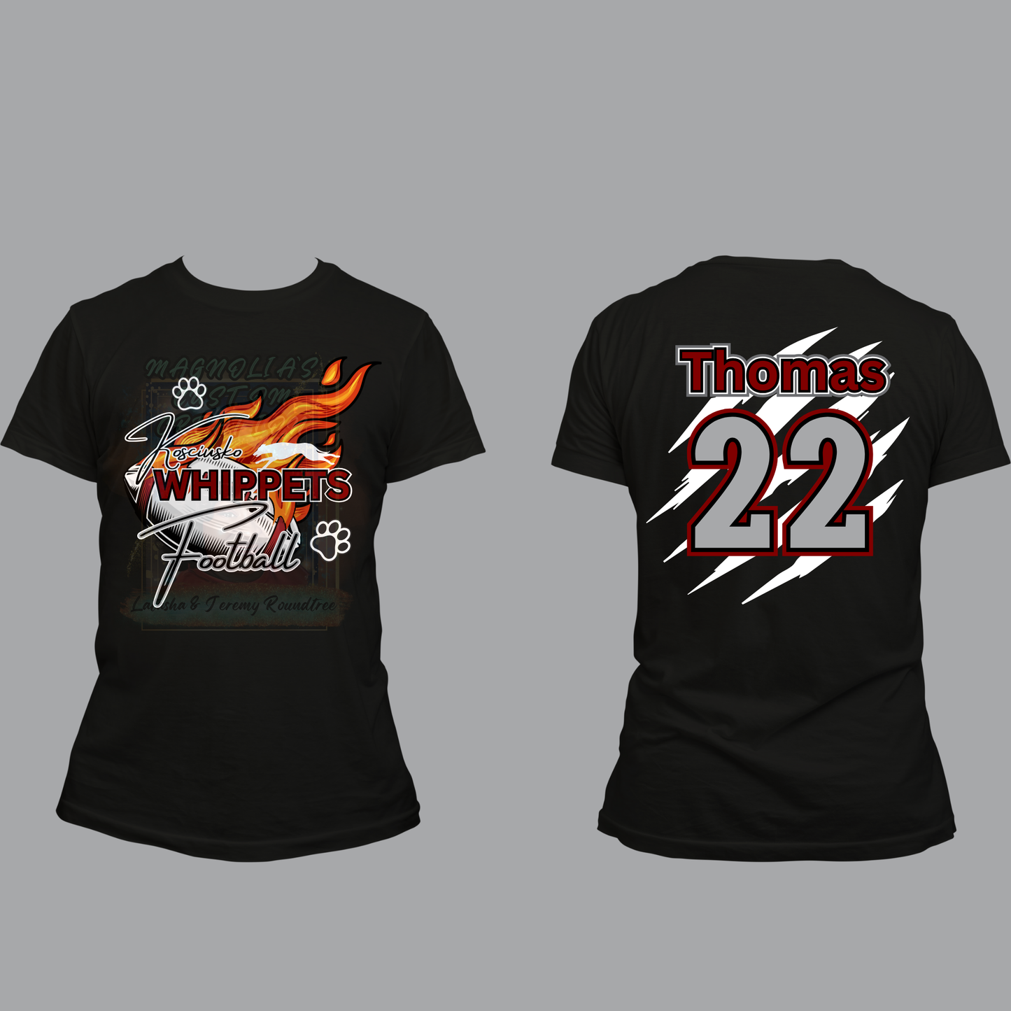 WHIPPETS FOOTBALL SHIRTS