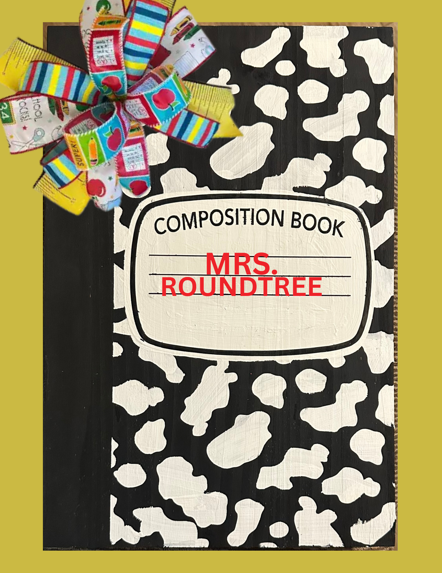 12X15 CUSTOM COMPOSITION DOOR HANGER