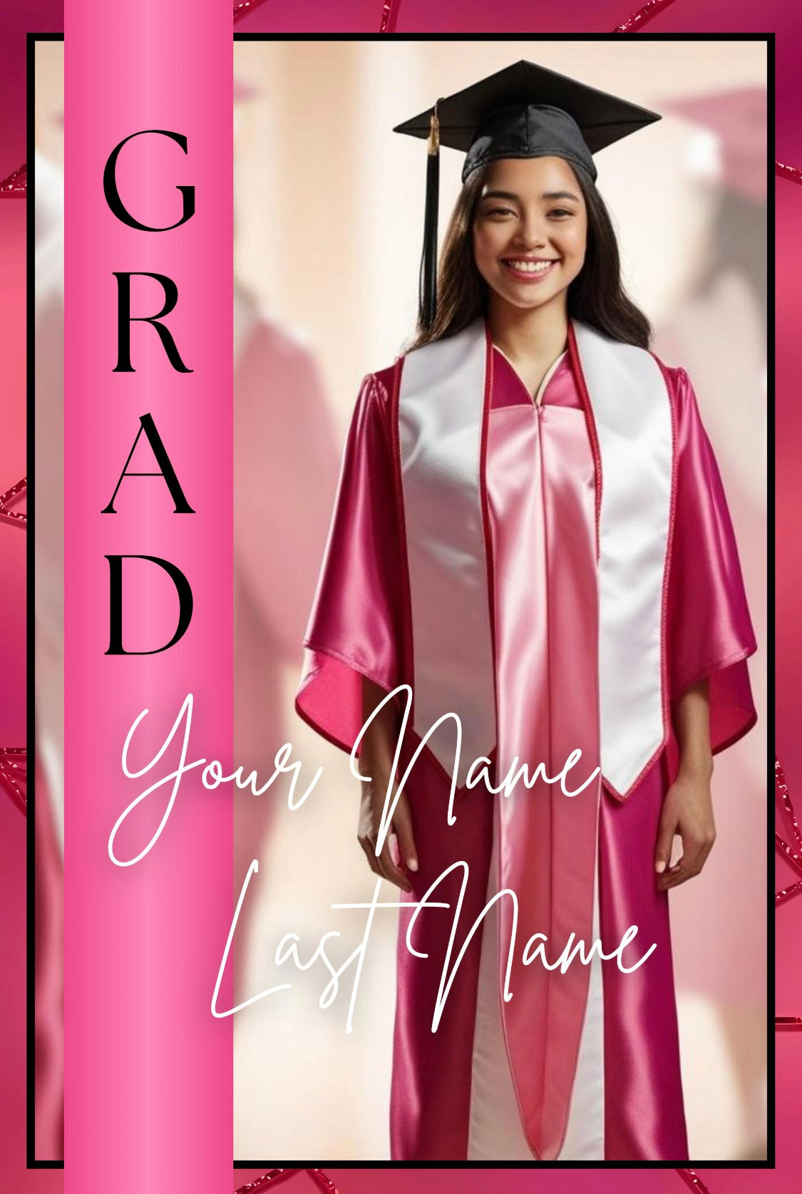 11x17 CUSTOM THICK JUMBO CARD FOR GRADS, BIRTHDAYS, MOTHERS DAY, OR GIFTS