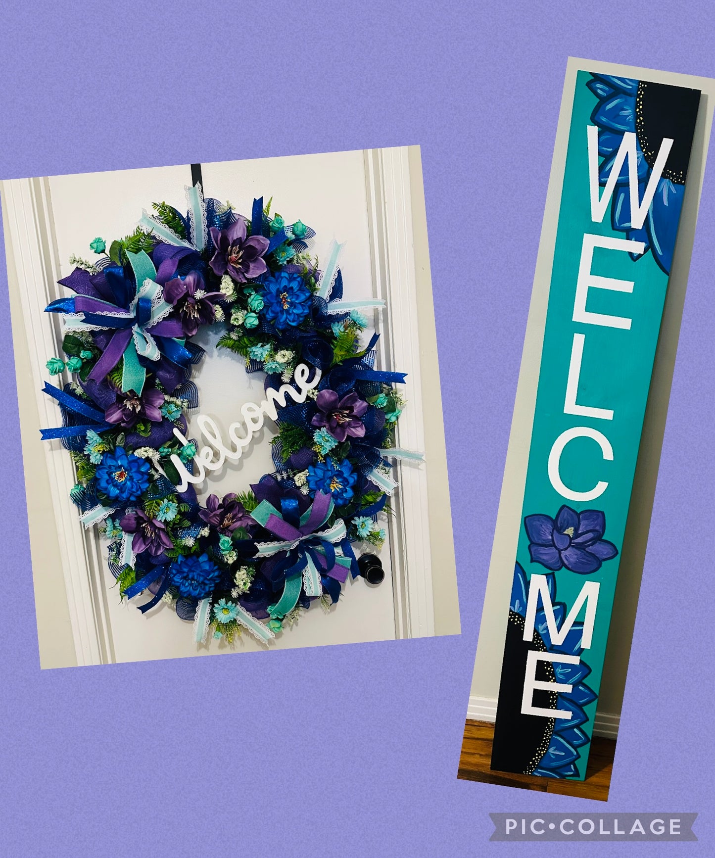 CUSTOM LARGE WREATH ONLY (PICK YOUR COLORS) READ DESCRIPTION