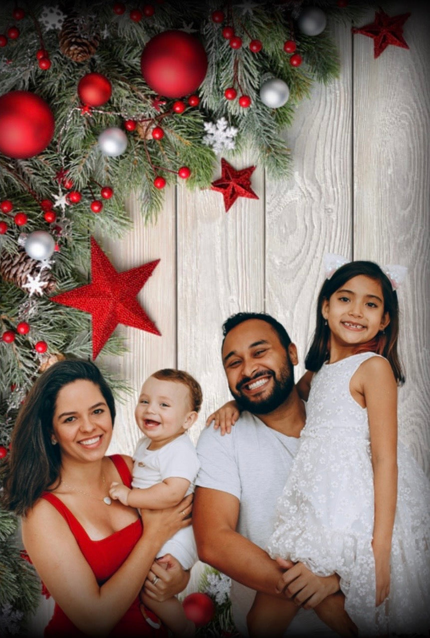 Custom Holiday Photos 24x36 with Frame