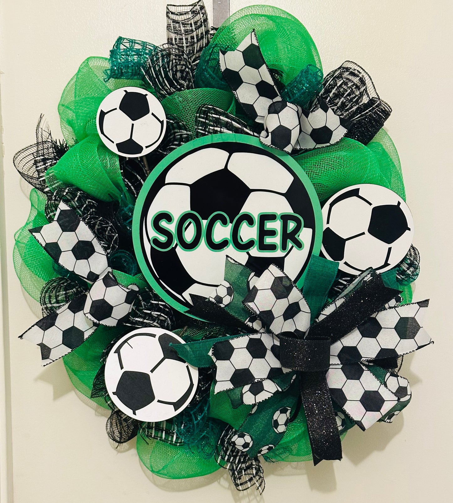 28 INCH SOCCER BALL WREATH (ONLY ONE AVAILABLE)