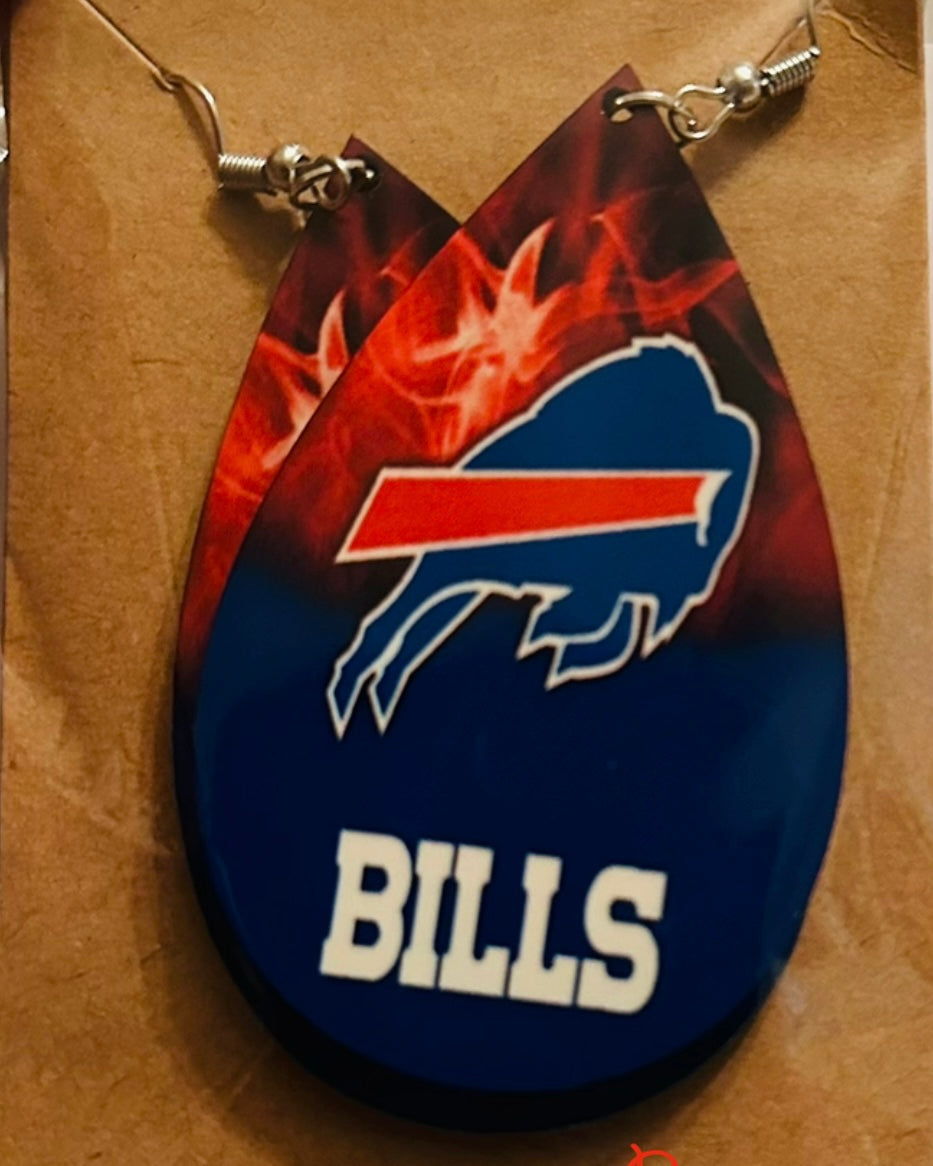 Buffalo Bills Custom Earrings