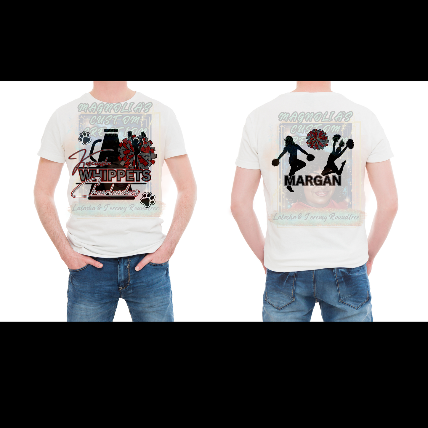 kosciusko whippets Cheerleader T-shirts