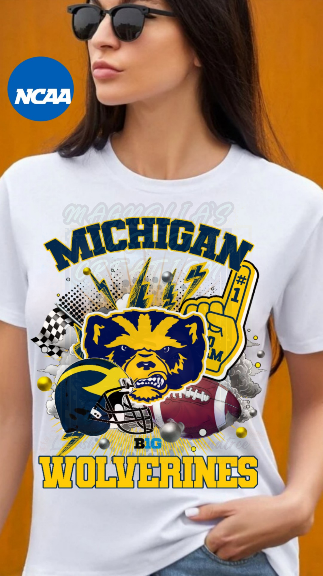 CUSTOM COLLEGE  FOOTBALL T-SHIRTS