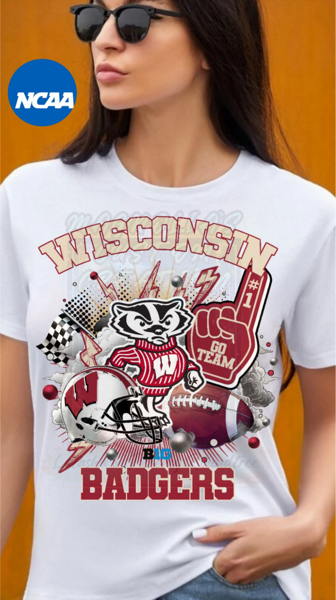 CUSTOM COLLEGE  FOOTBALL T-SHIRTS