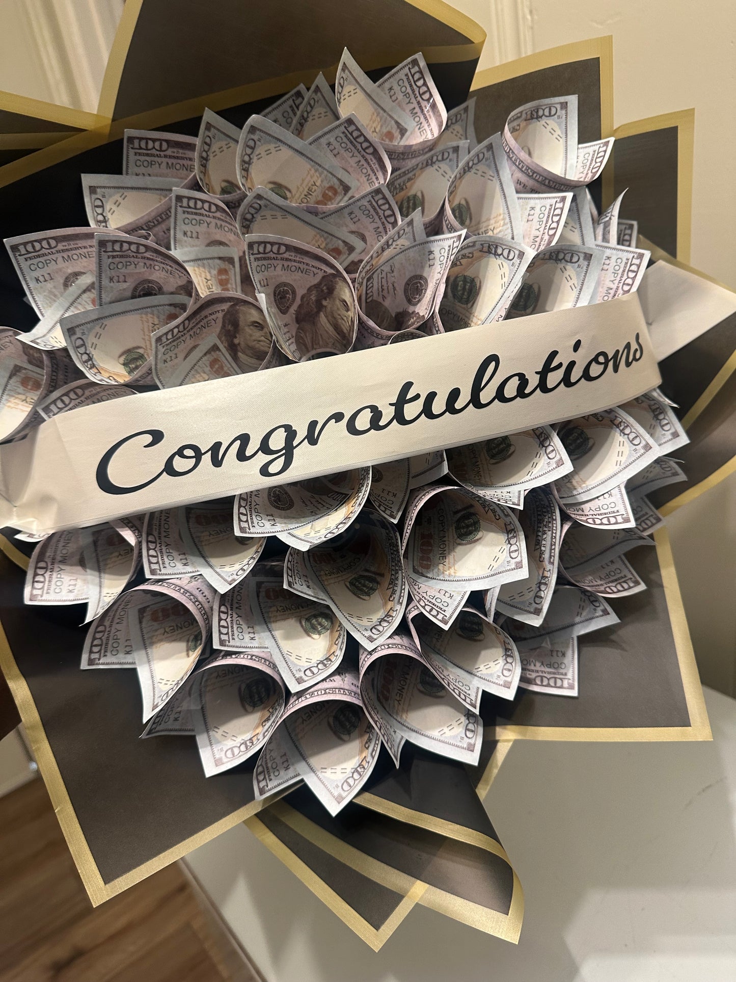 Custom 50  Dollar Money Bouquet