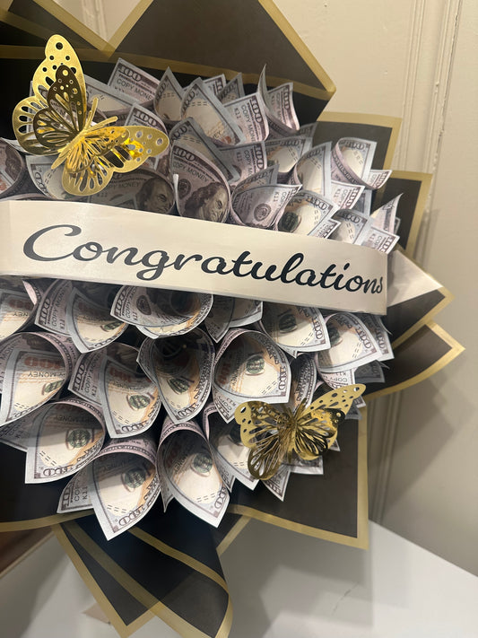 Custom 50  Dollar Money Bouquet