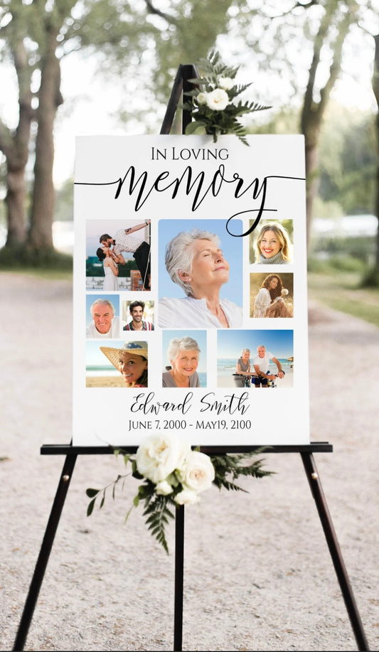 CUSTOM EASEL PICTURE SIGN