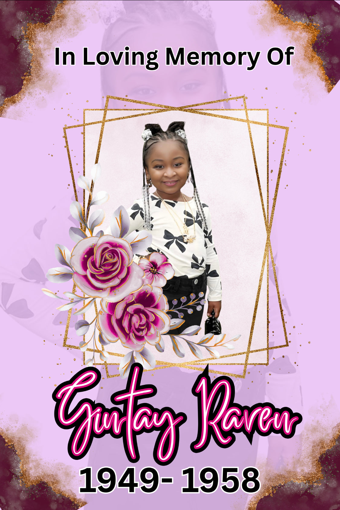 CUSTOM CASKET PANEL INSERT