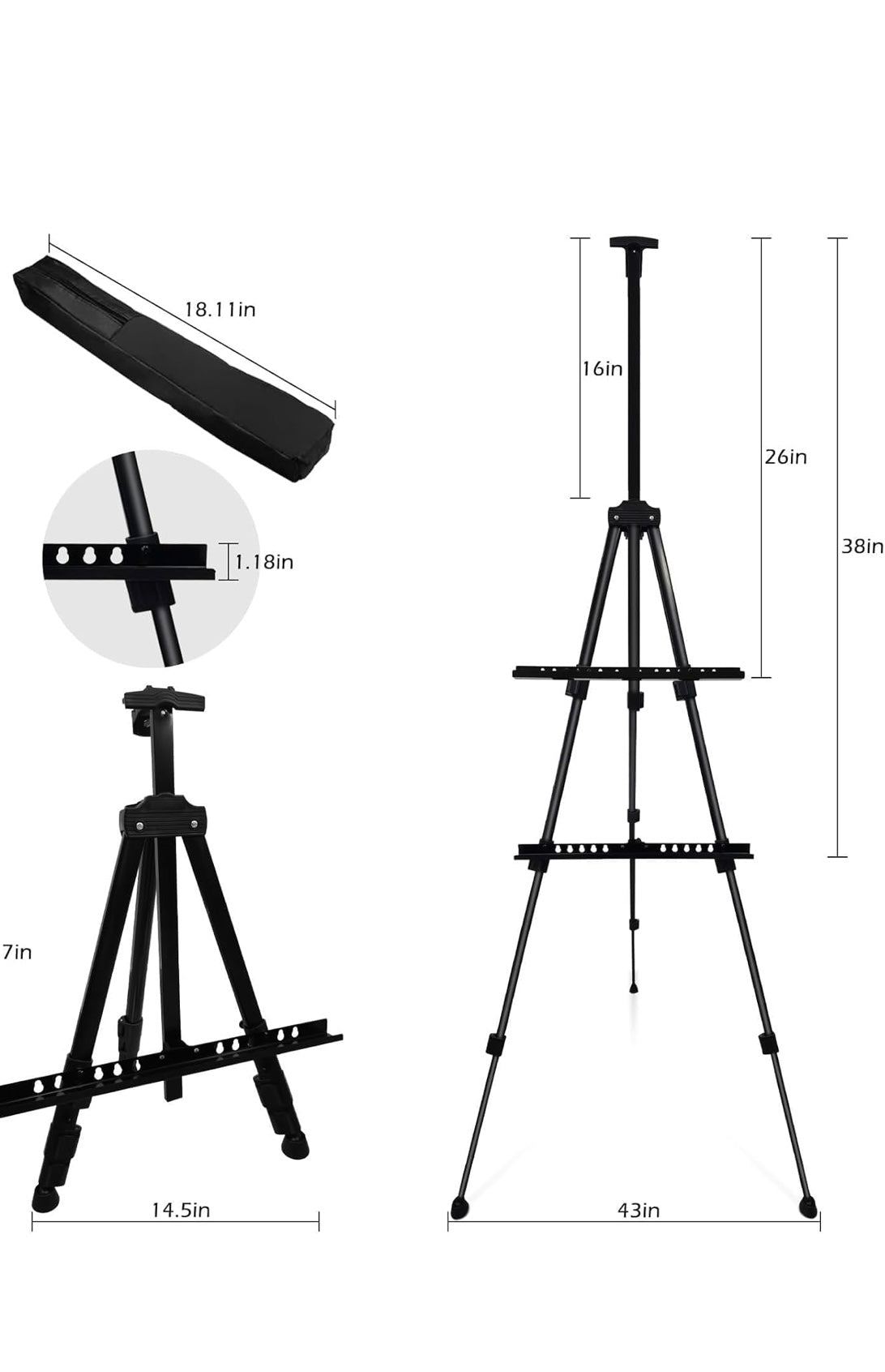 EASEL PICTURE WITH A STAND