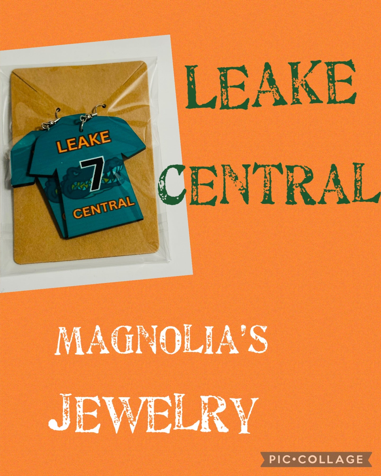 Leake Central T'shirt Earrings