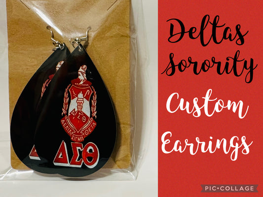 DELTAS CUSTOM EARRINGS