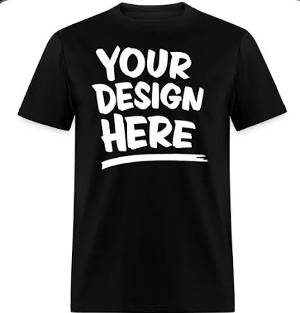 SHORT SLEEVE CUSTOM T-SHIRTS SIZES 2X-3X