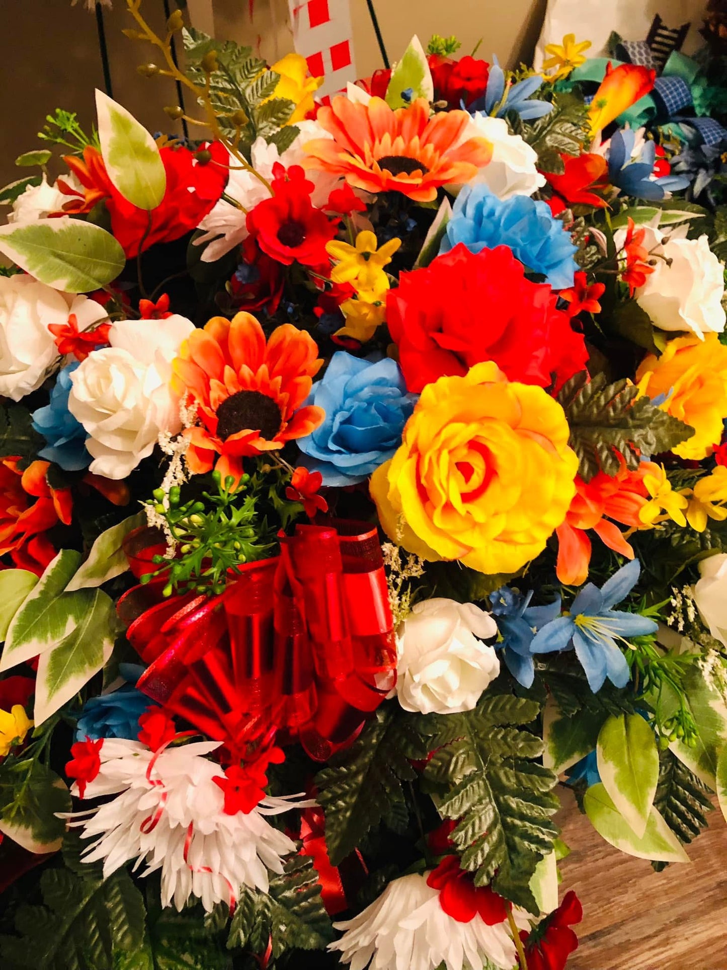 Floral Arrangements  ( Include 2 Stand sprays and a Casket Spray)
