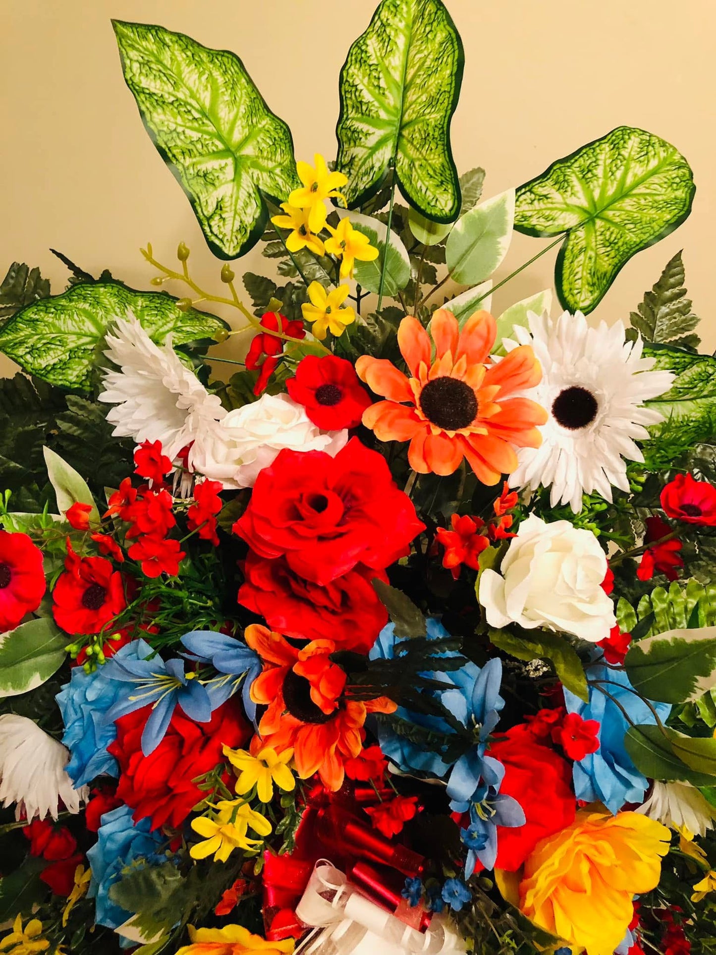Floral Arrangements  ( Include 2 Stand sprays and a Casket Spray)
