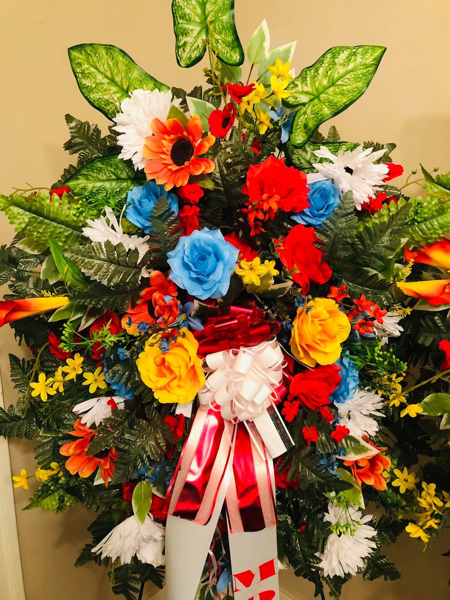 Floral Arrangements  ( Include 2 Stand sprays and a Casket Spray)