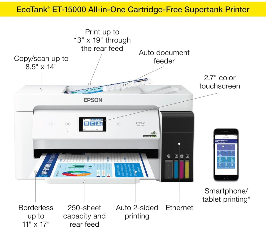 CONVERTED SUBLIMATION PRINTER ET-15000