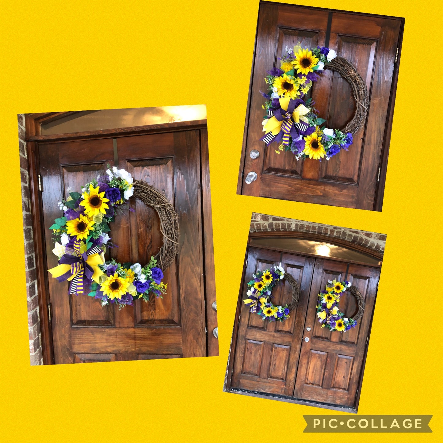 GRAPEVINE WREATH WITH A LETTER