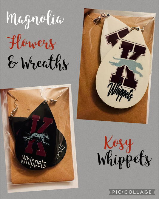 KOSY WHIPPETS CUSTOM EARRINGS
